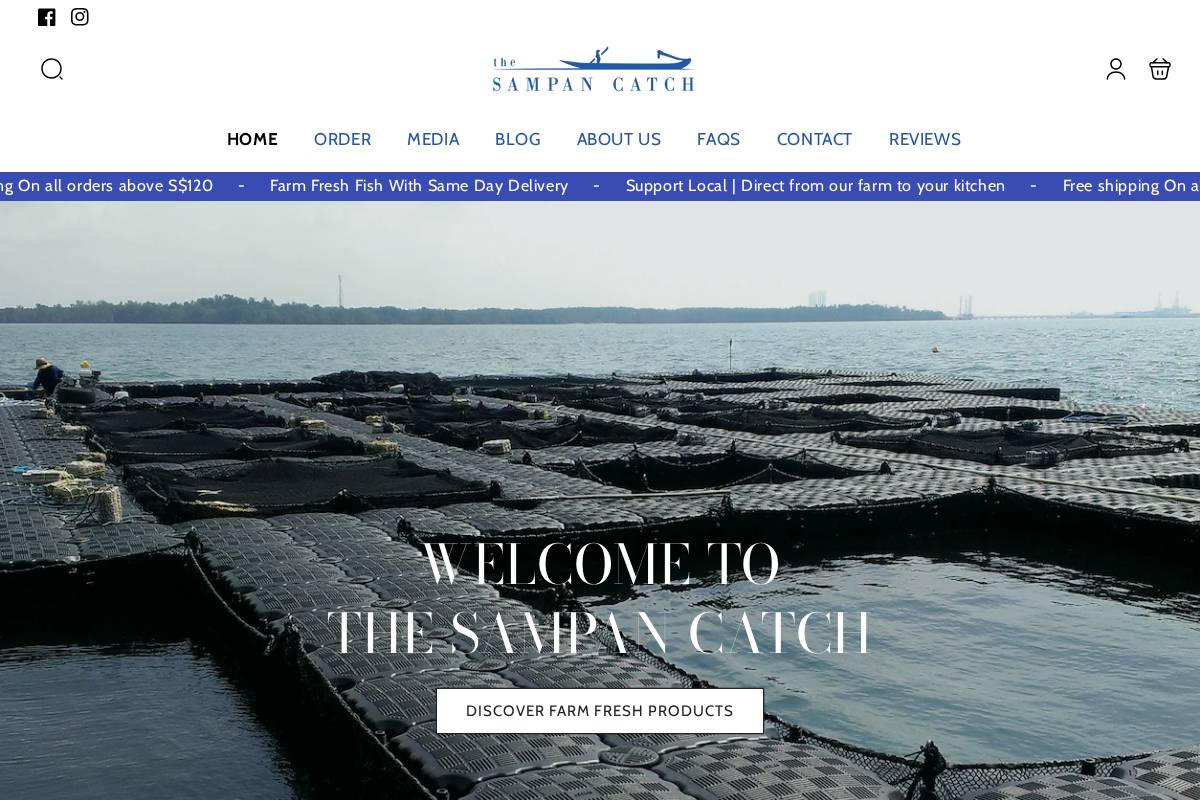 sampancatch.com homepage screenshot