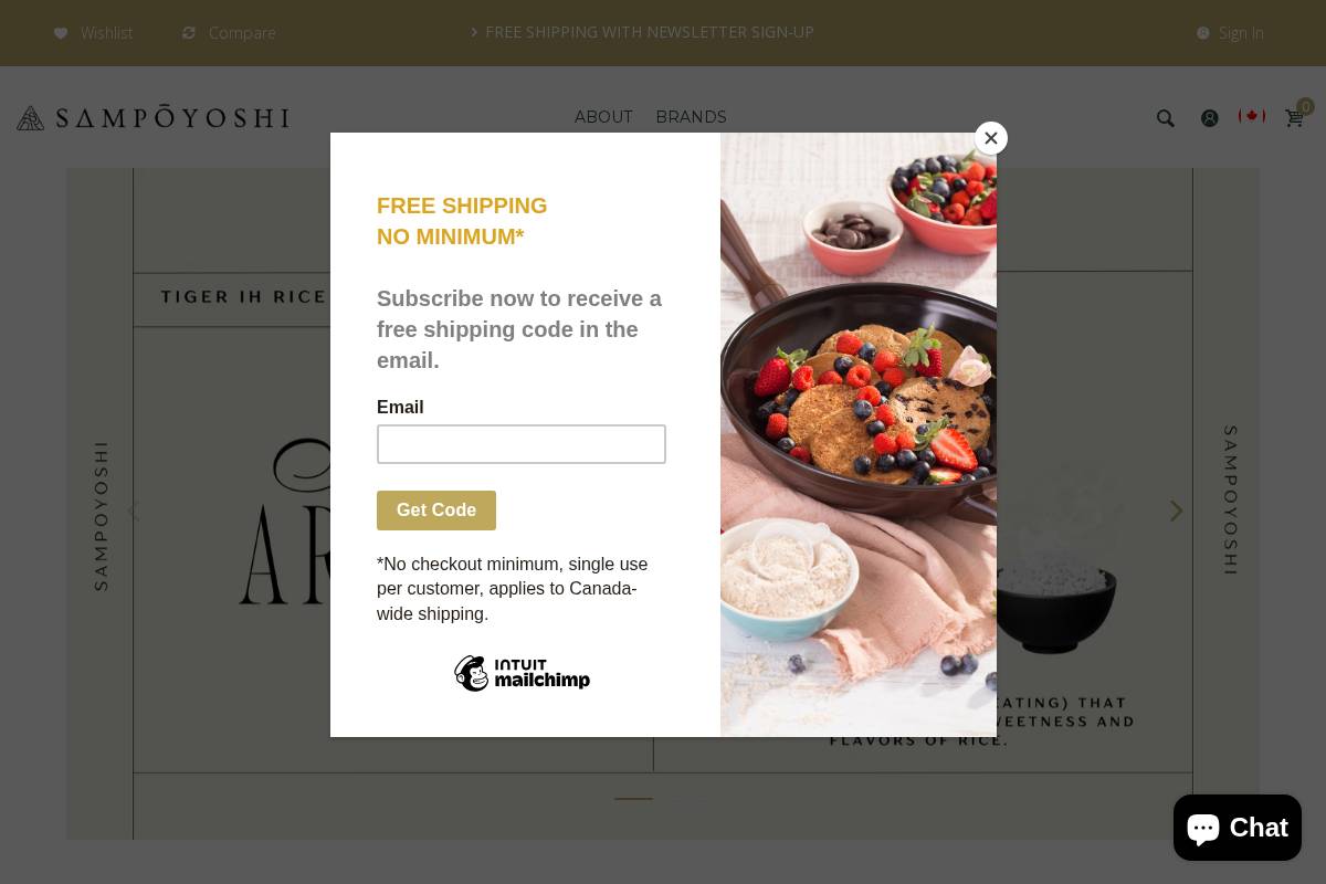 Sampoyoshi homepage screenshot