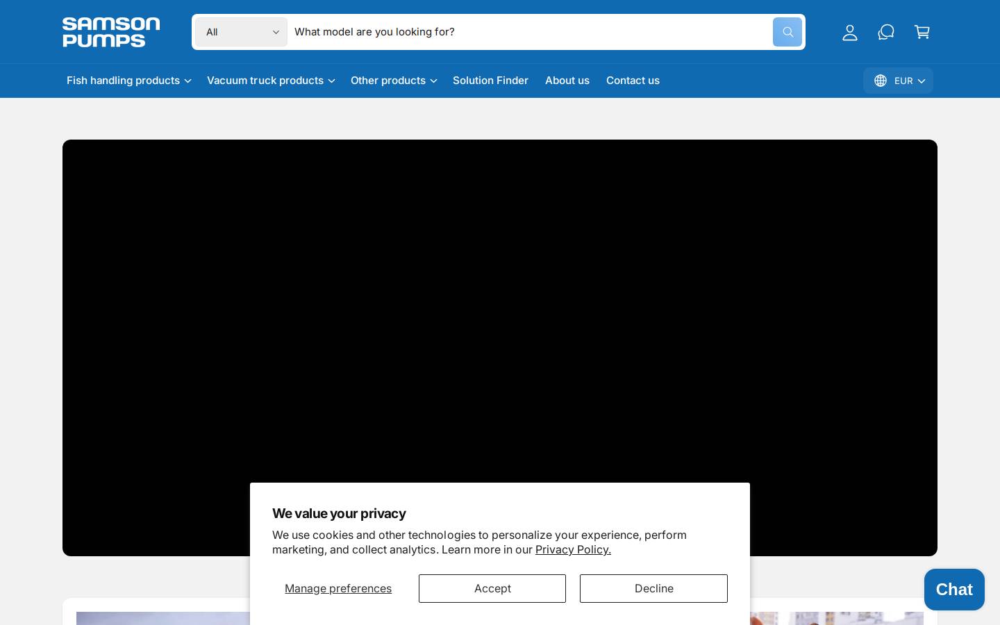 samson-pumps.com homepage screenshot