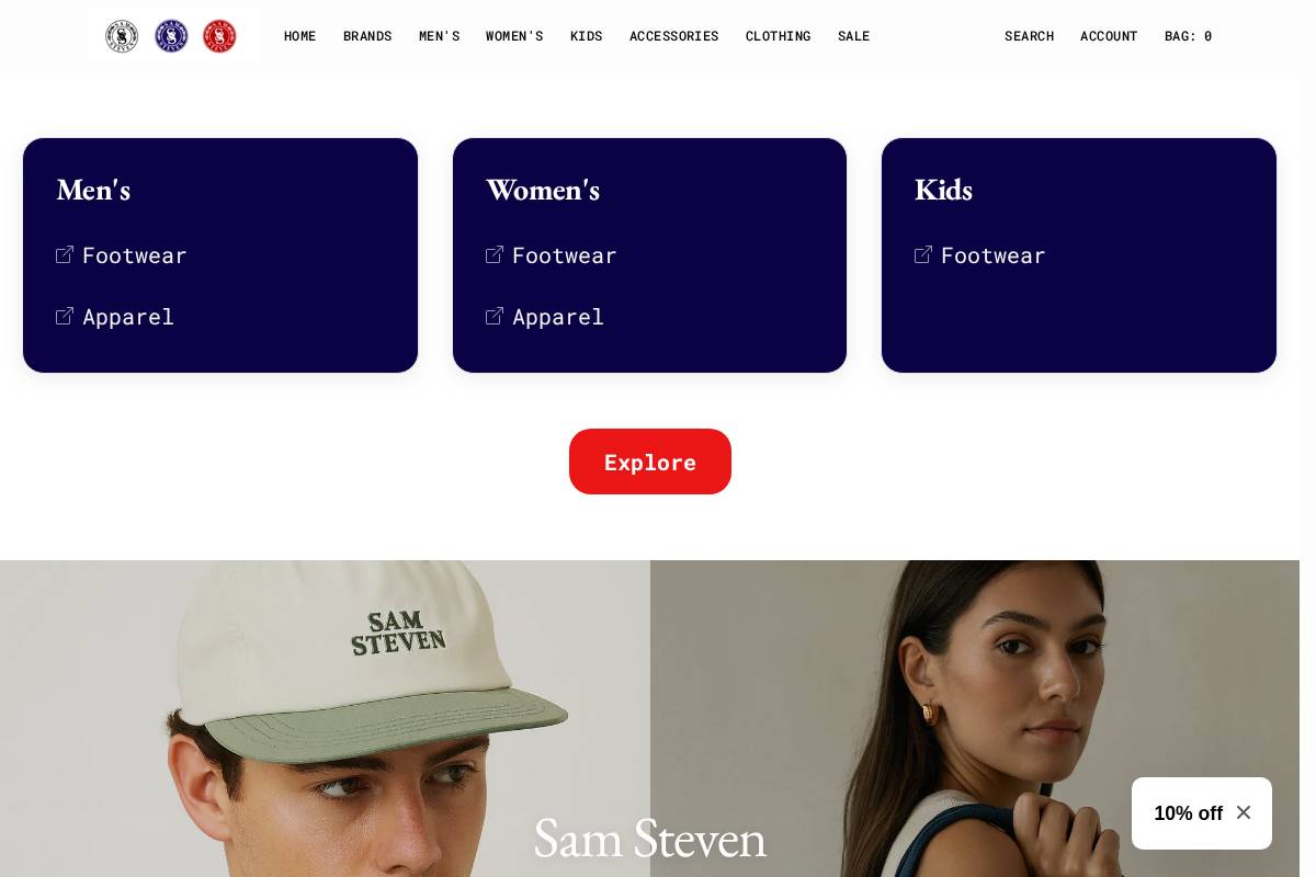 samsteven.com homepage screenshot