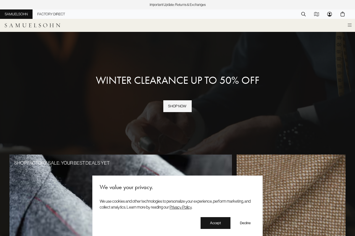 samuelsohn.com homepage screenshot