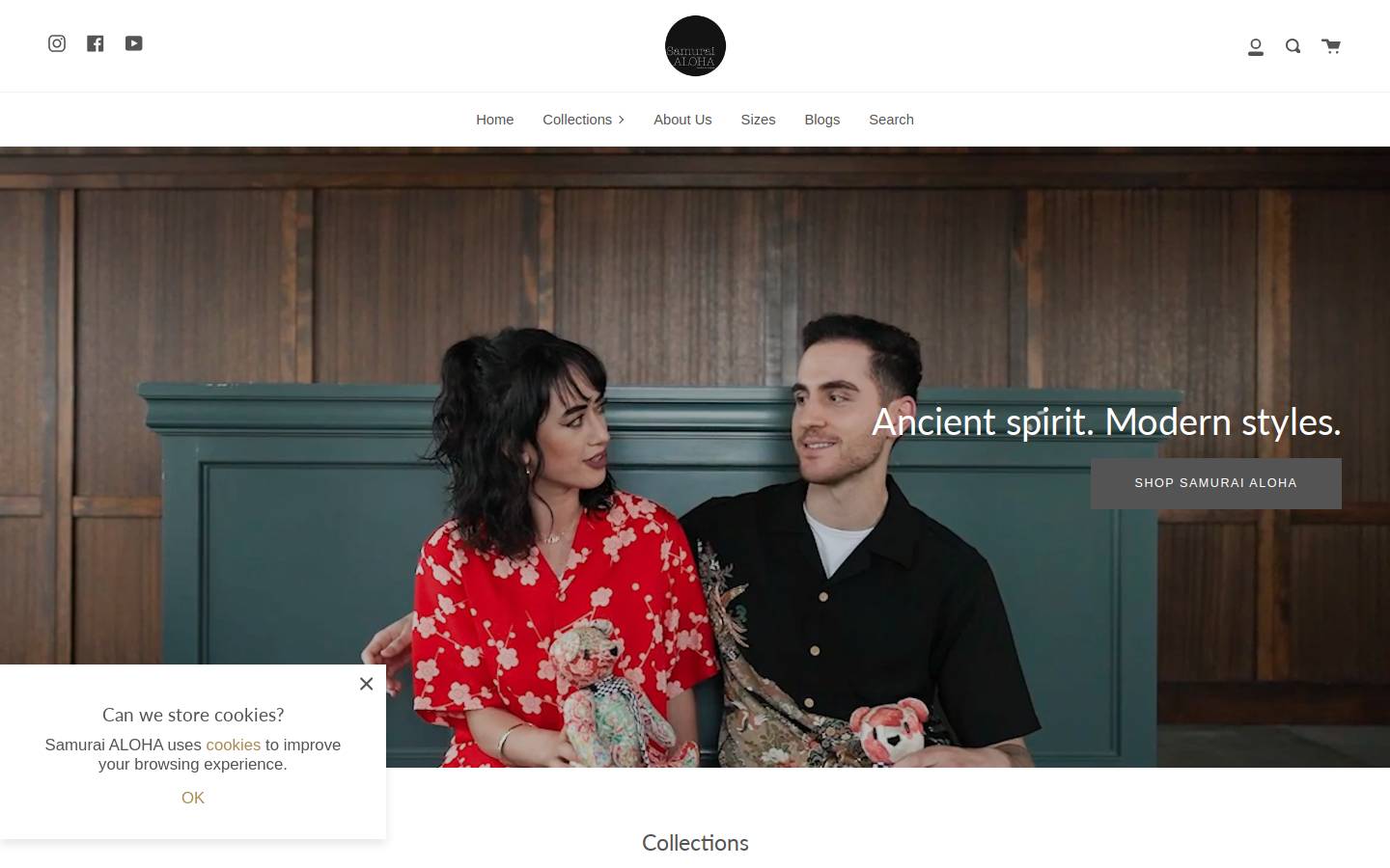 samuraialoha.com homepage screenshot