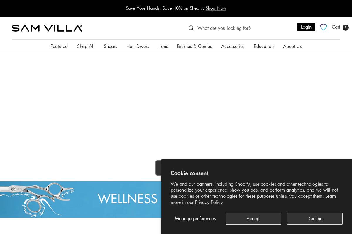samvilla.com homepage screenshot