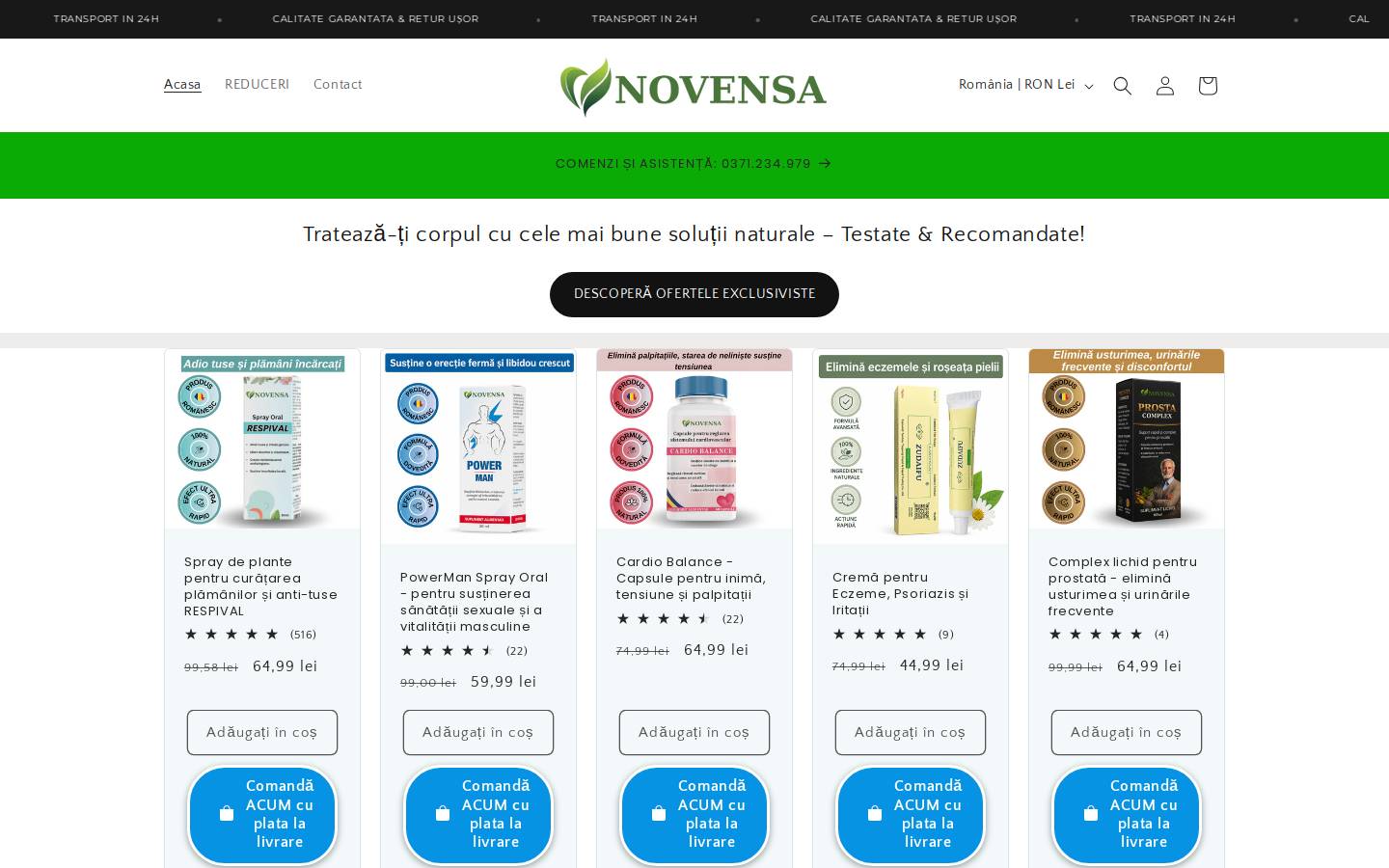 sanatatea-ta.com homepage screenshot