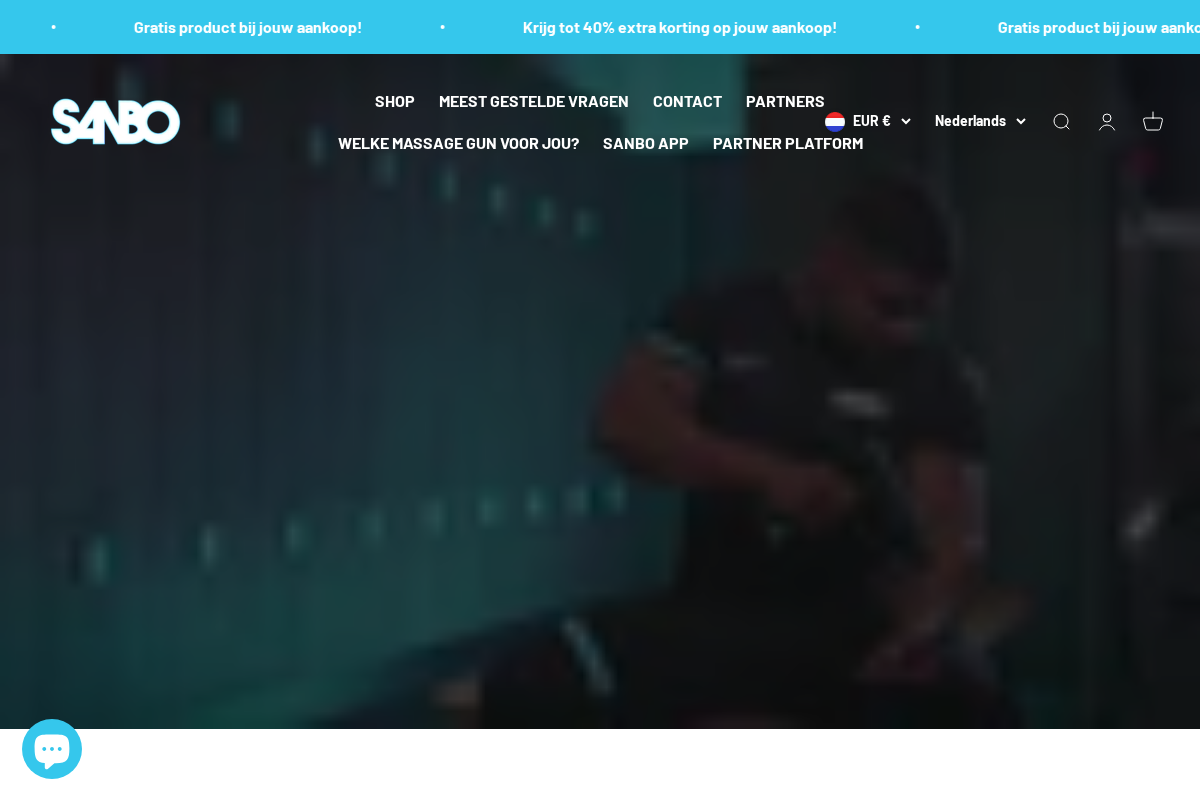 Sanbo homepage screenshot