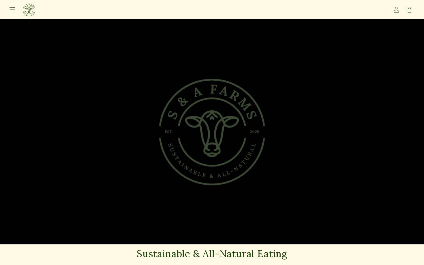 sandafarms.com homepage screenshot
