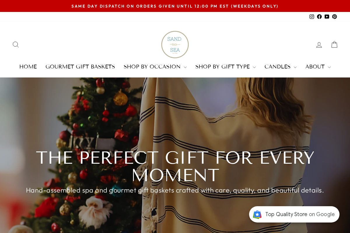 Sand & Sea by Ashley homepage screenshot