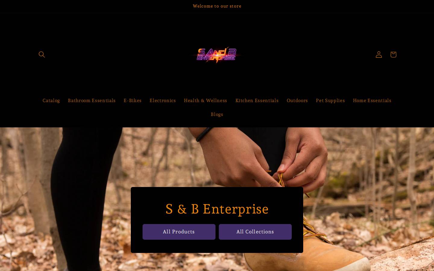 sandbenterprise.com homepage screenshot