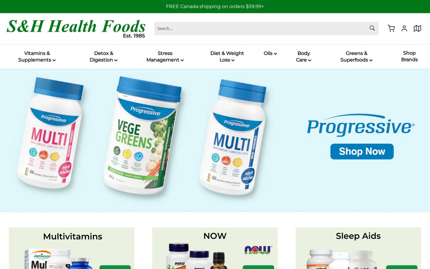 sandhhealth.com homepage screenshot