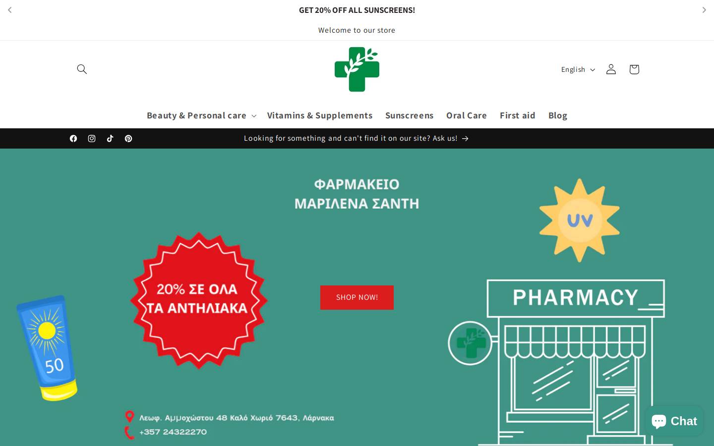 sandipharmacy.com homepage screenshot