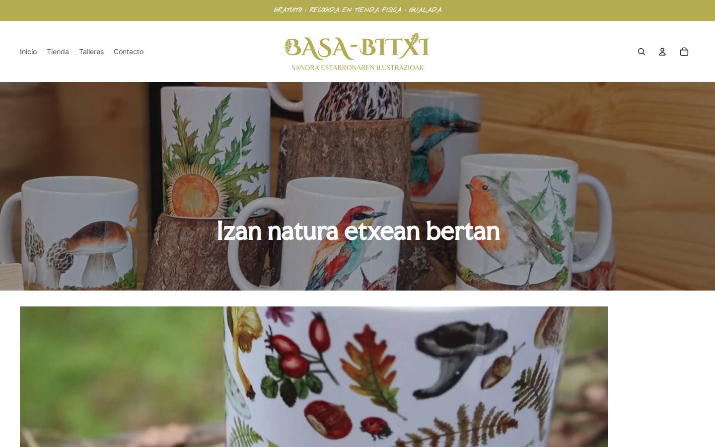 sandraestarrona.com homepage screenshot