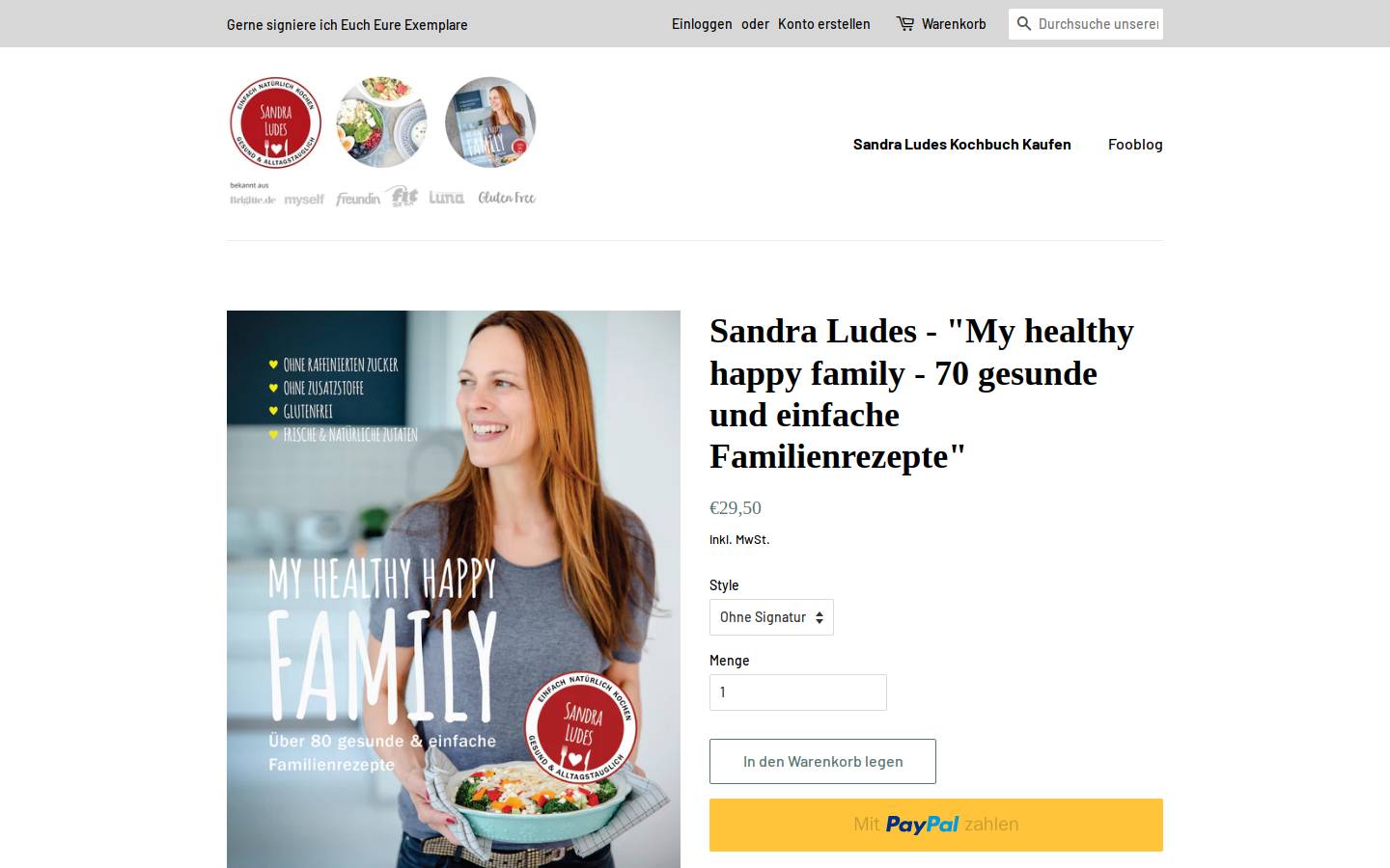 sandraludes.shop homepage screenshot
