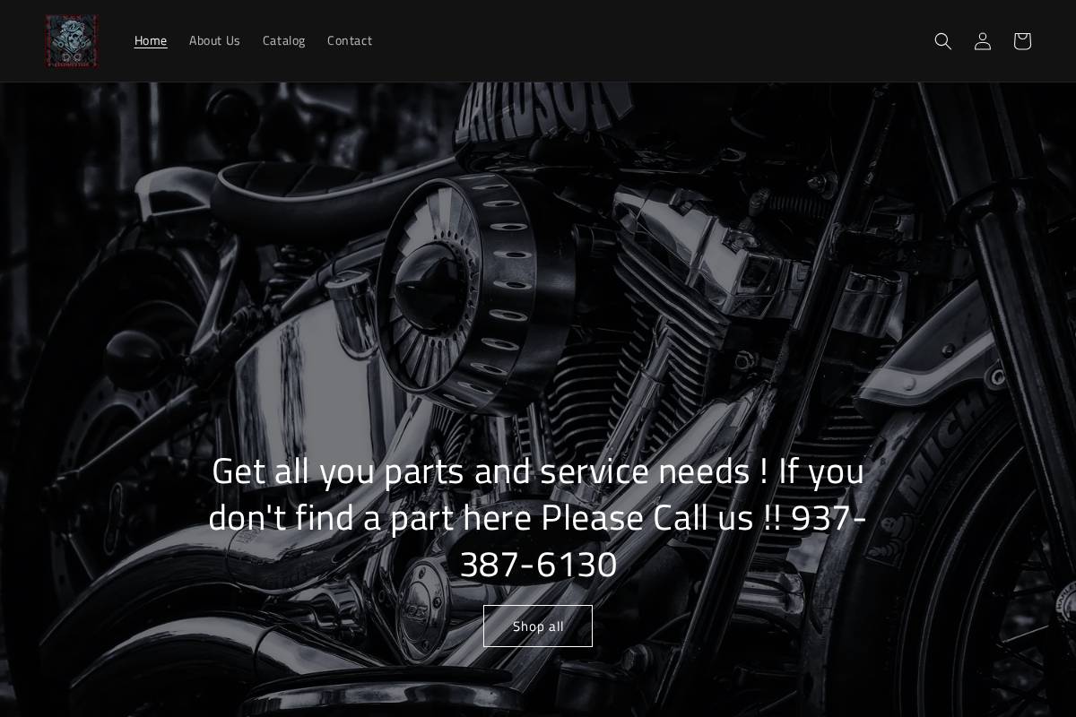 sandscustomcycle.com homepage screenshot