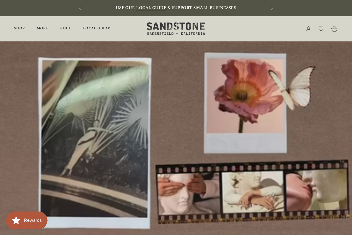SANDSTONE goods homepage screenshot