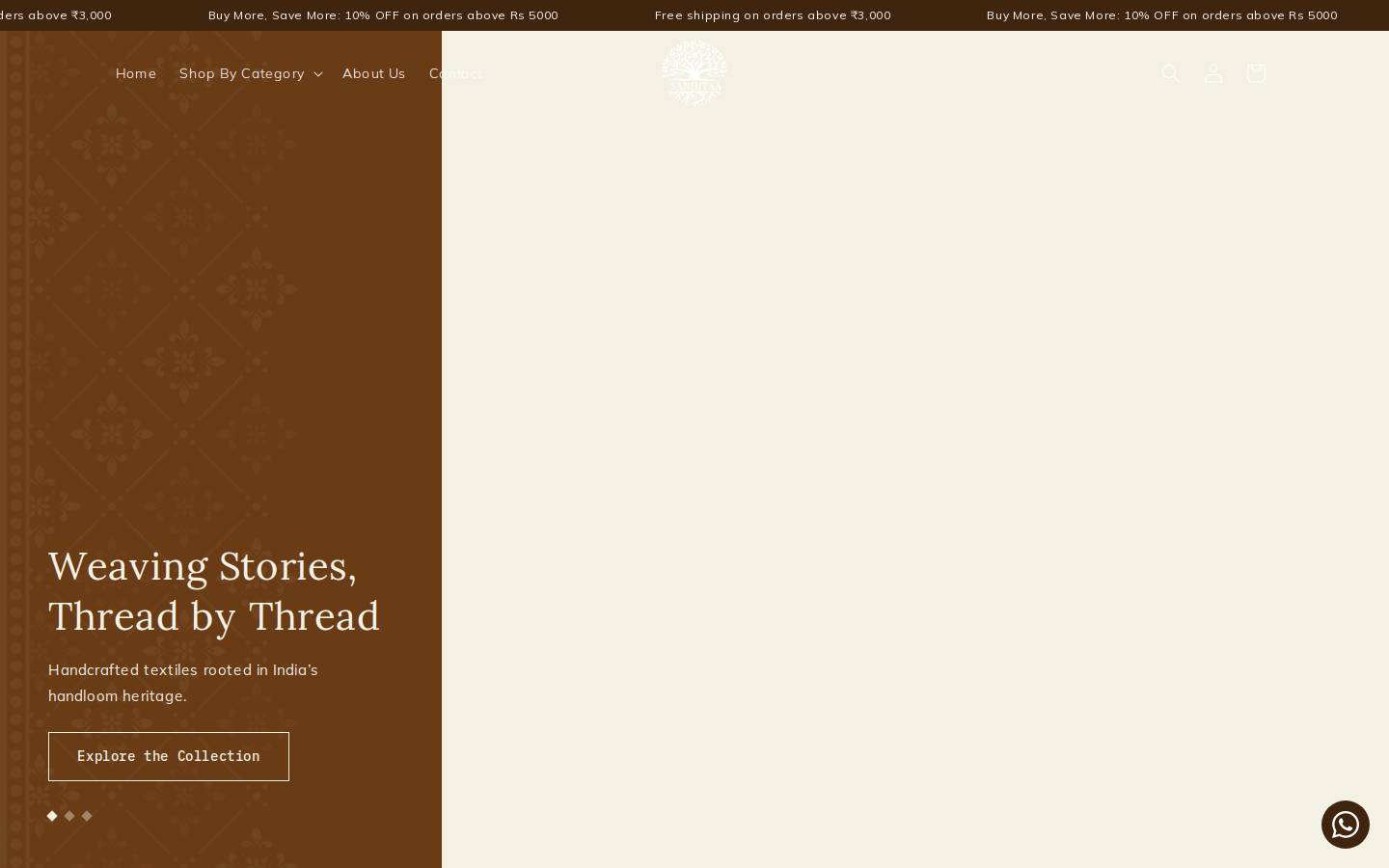 sanhitaa.in homepage screenshot