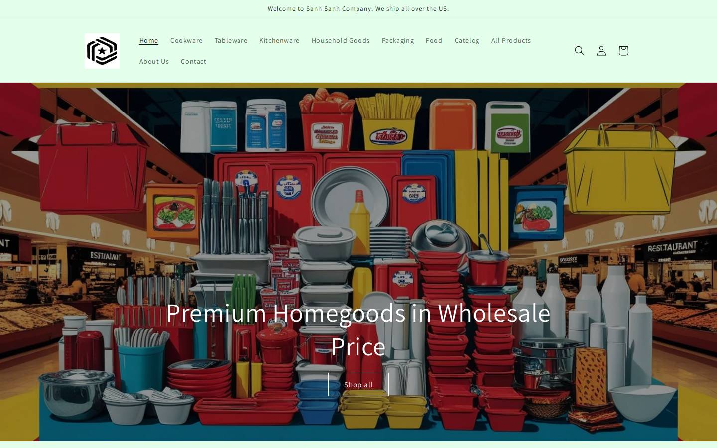 sanhsanh.com homepage screenshot