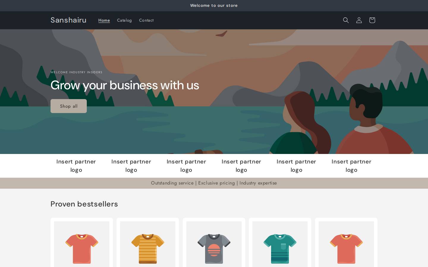 sanshairu.com homepage screenshot