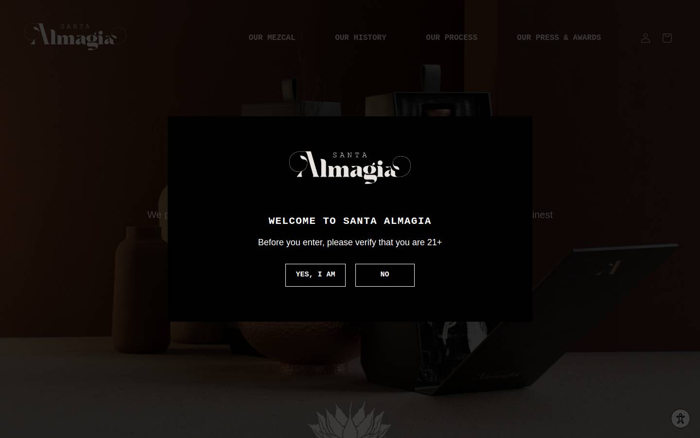 santaalmagia.com homepage screenshot