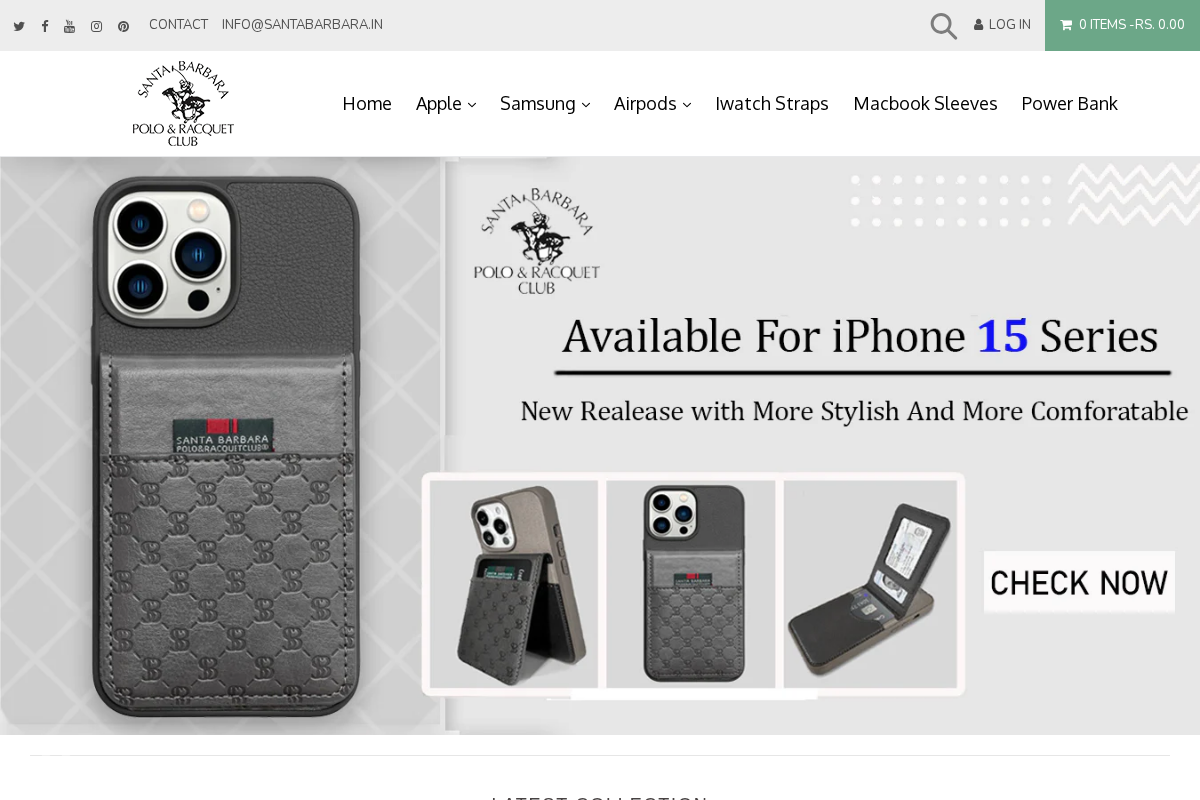 santabarbara.in homepage screenshot