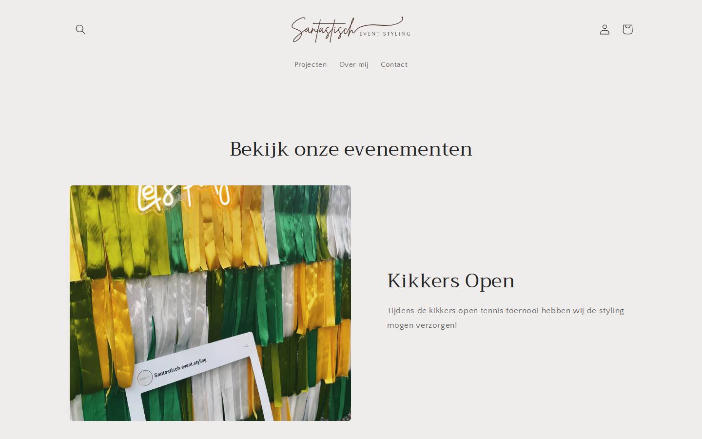 santastisch.nl homepage screenshot