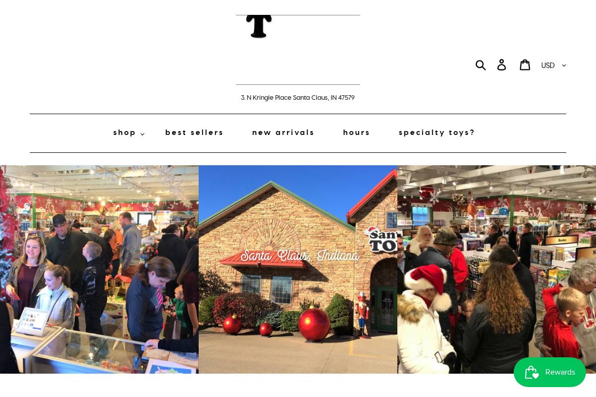 santastoys.com homepage screenshot