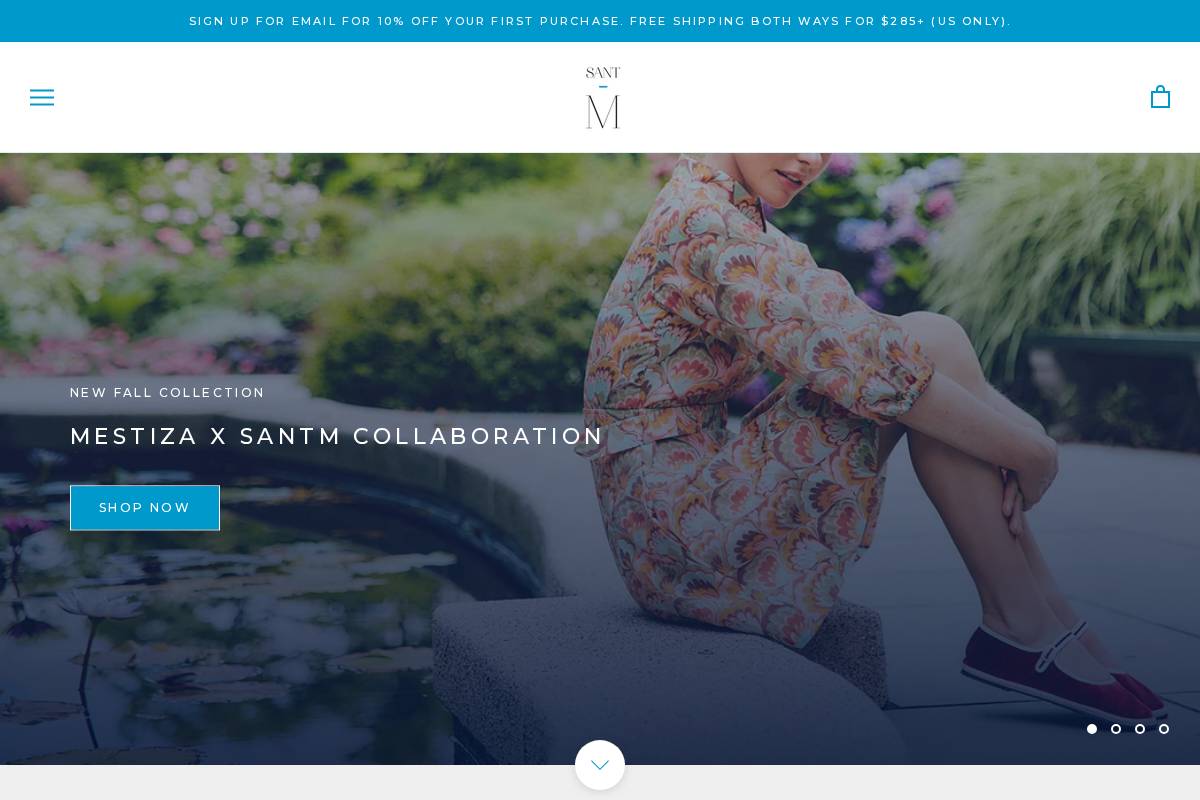 santm.co homepage screenshot