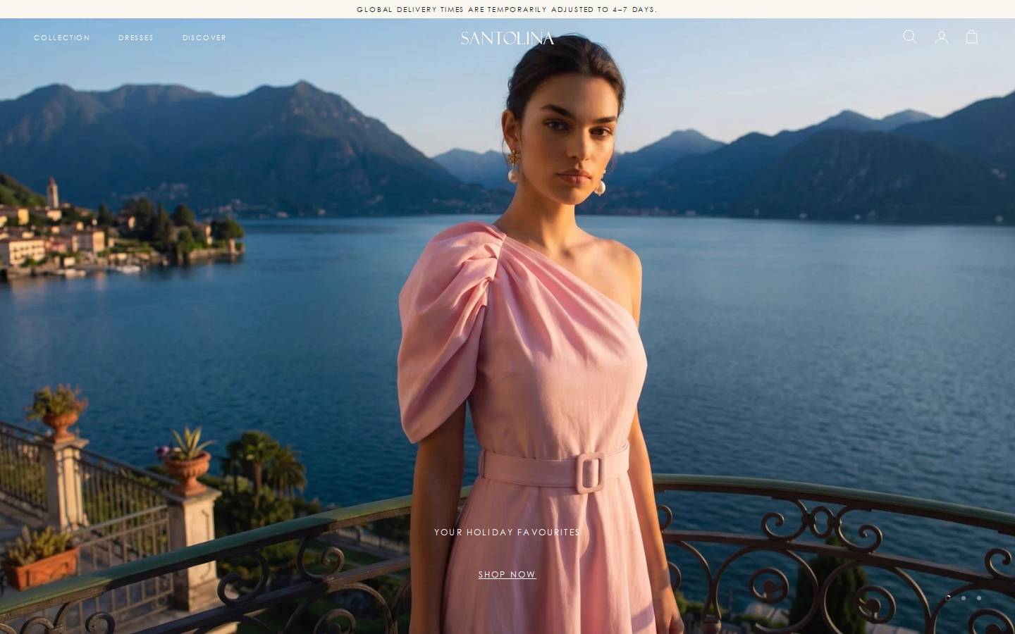 santolina.co homepage screenshot