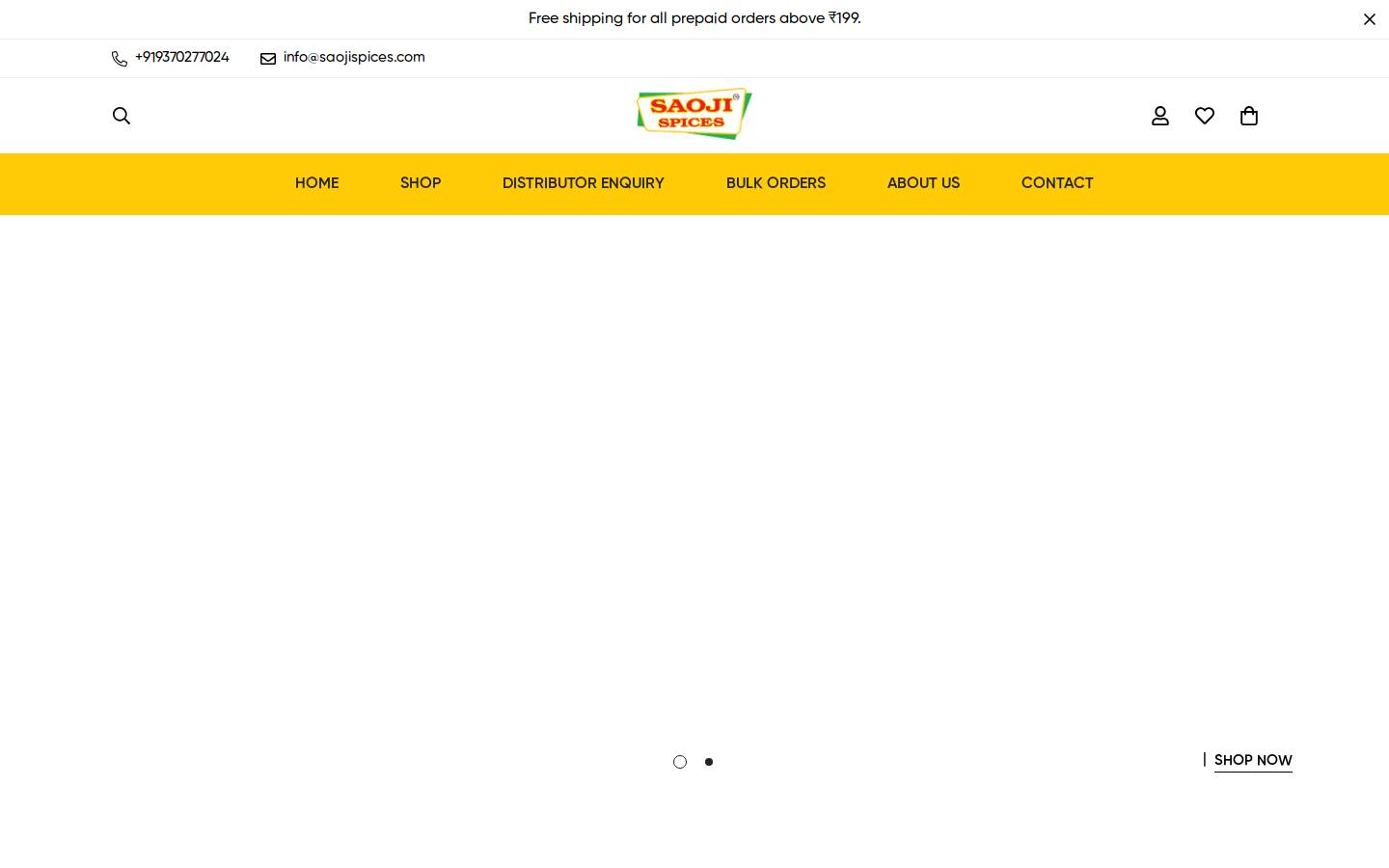 saojispices.com homepage screenshot