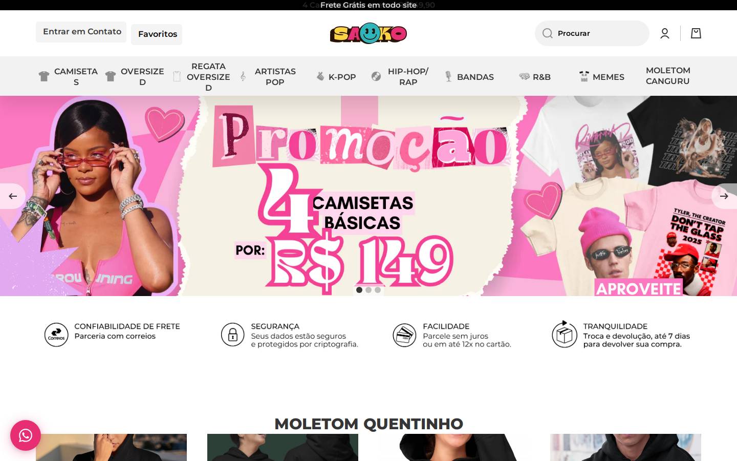 saoko.com.br homepage screenshot