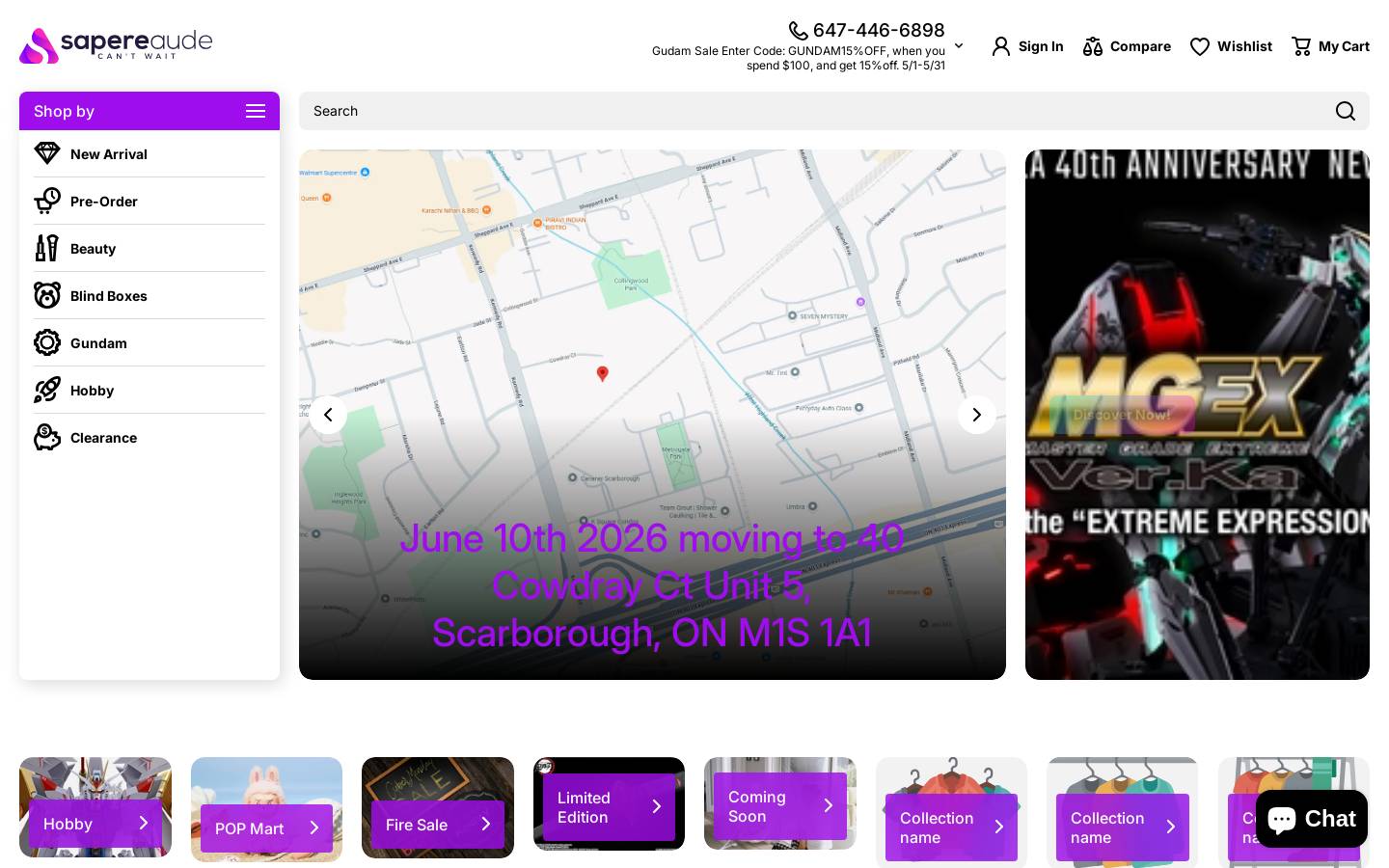 sapereaudeinc.com homepage screenshot