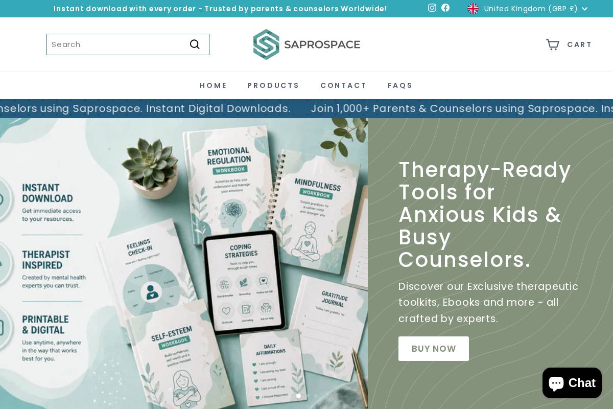saprospace.com homepage screenshot