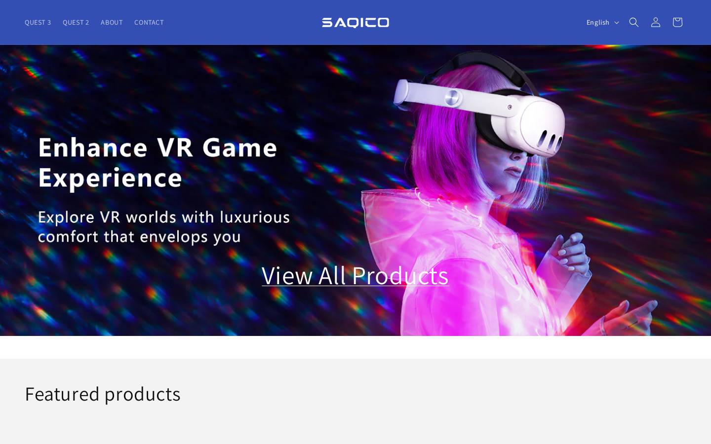 saqico.com homepage screenshot