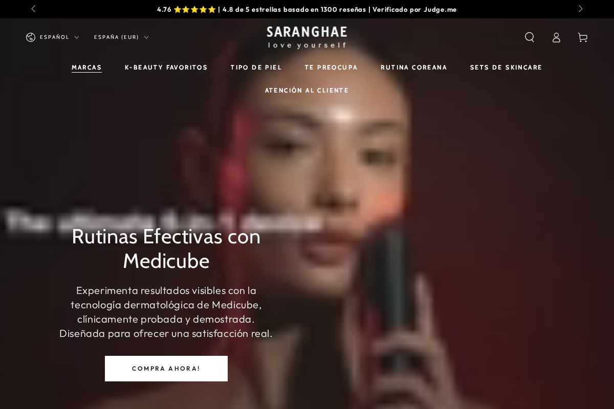 Saranghae homepage screenshot