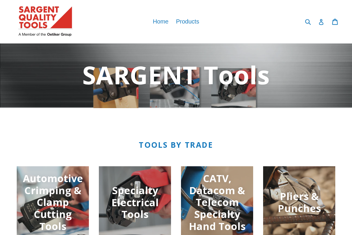 sargenttoolsonline homepage screenshot