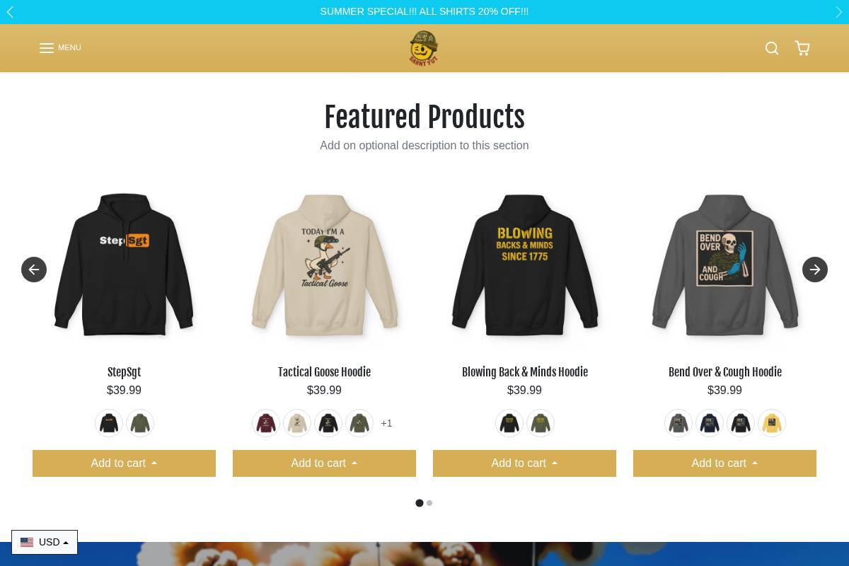 sarntyut.com homepage screenshot