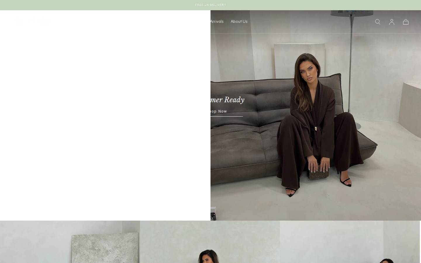 sarrisa.com homepage screenshot