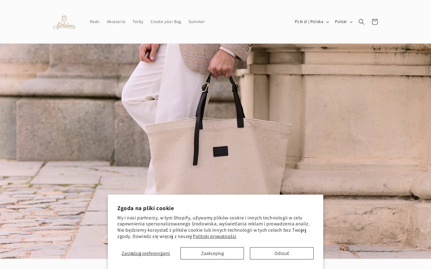 sartolane.pl homepage screenshot
