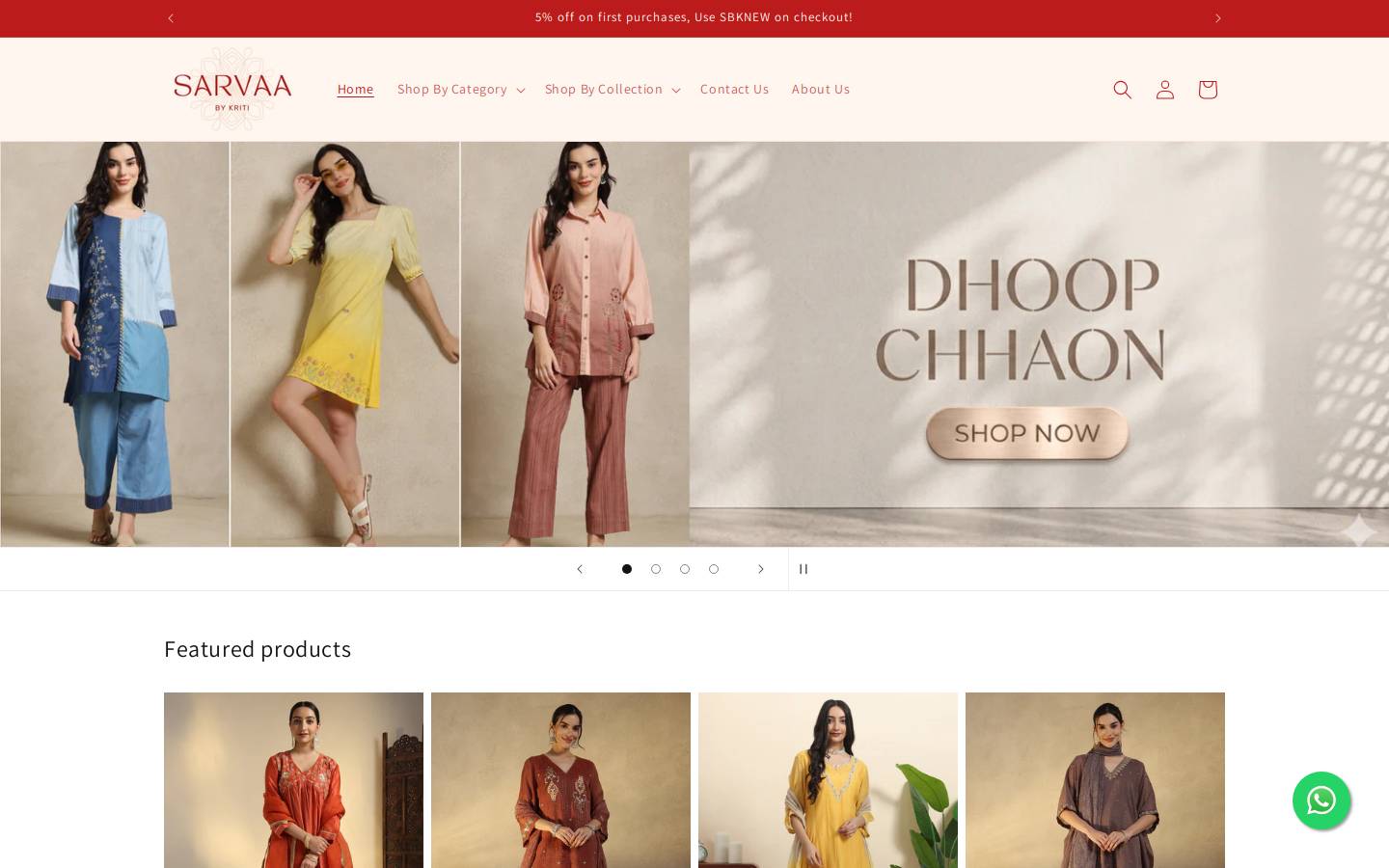 sarvaabykriti.com homepage screenshot