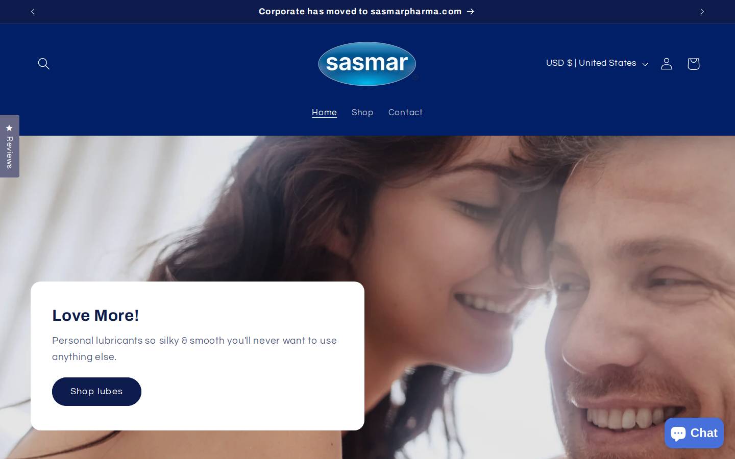 sasmar.com homepage screenshot