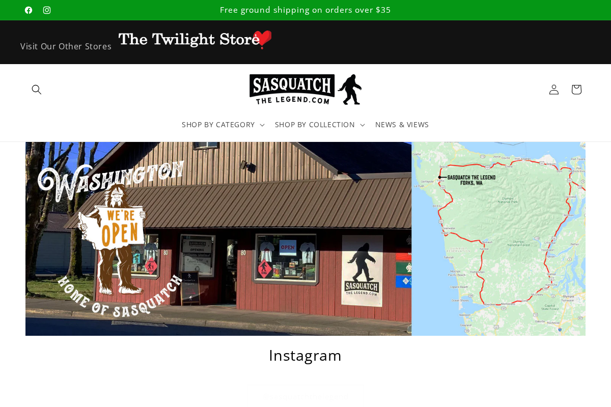 Sasquatch The Legend homepage screenshot