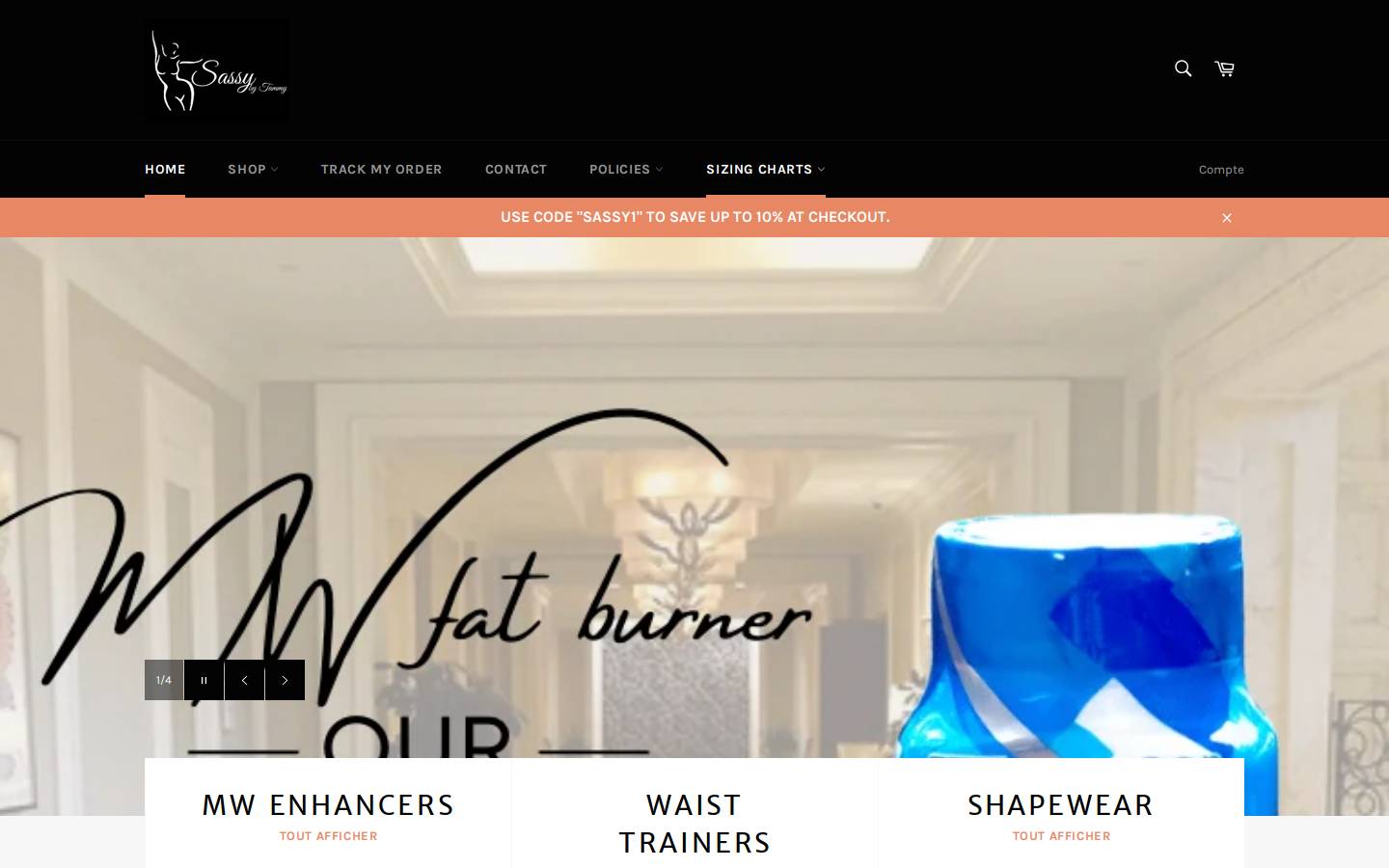 sassybytammy.com homepage screenshot