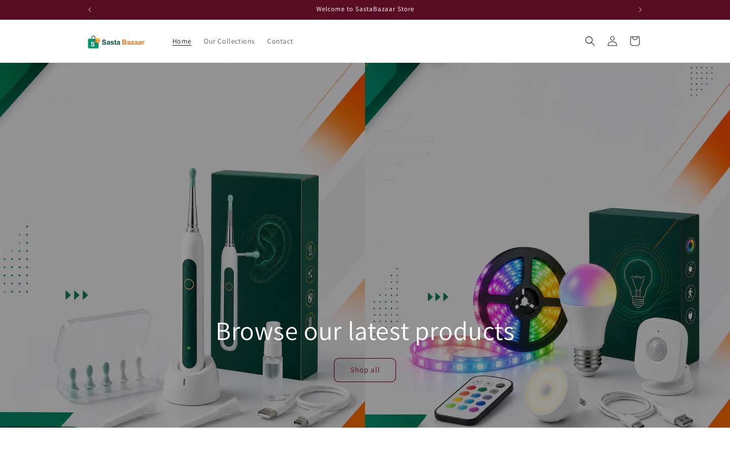 sastabazaar.net homepage screenshot