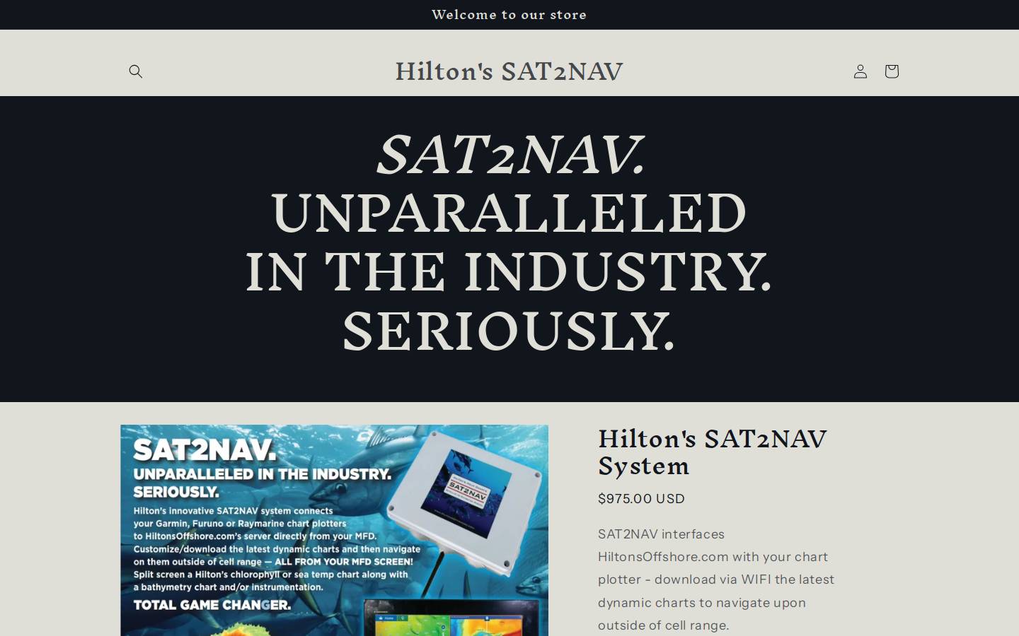 sat2nav.com homepage screenshot