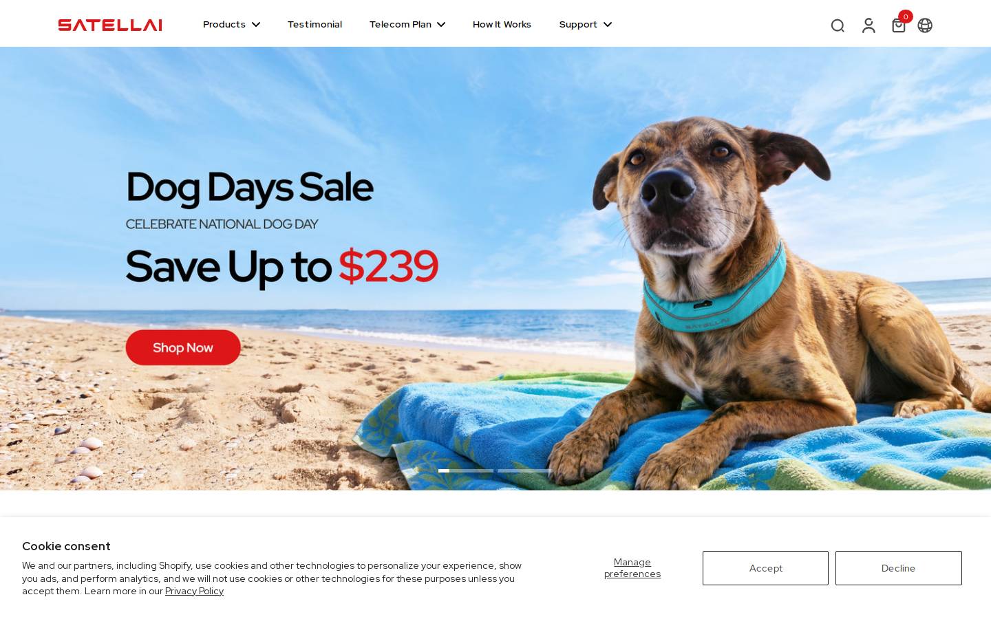 satellai.com homepage screenshot