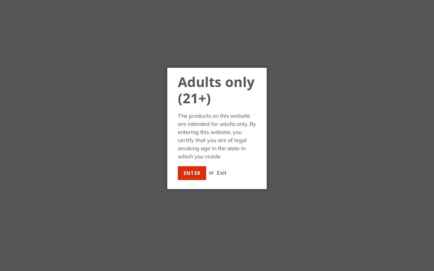 satisfyliquids.com homepage screenshot