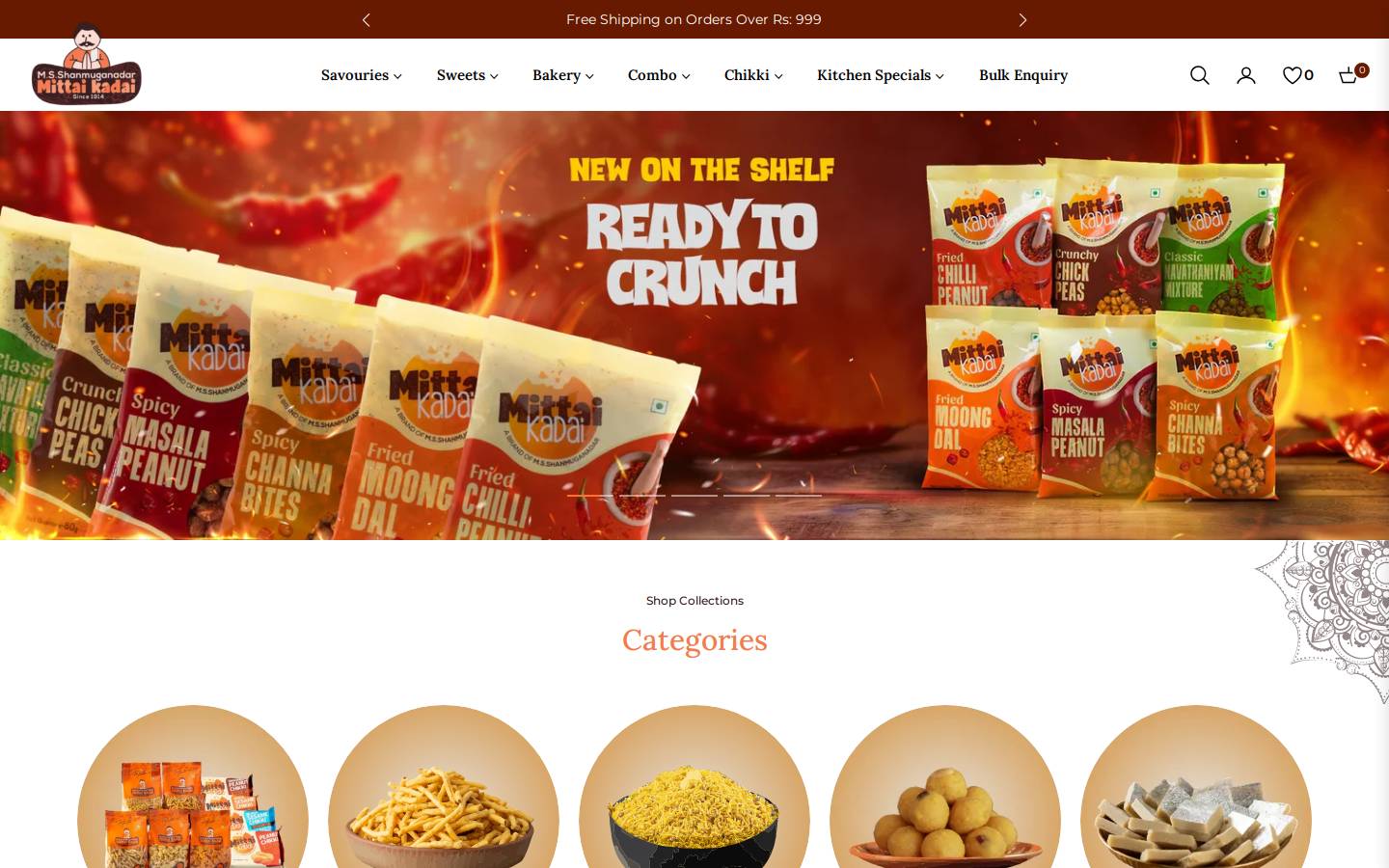 satturmittaikadai.com homepage screenshot