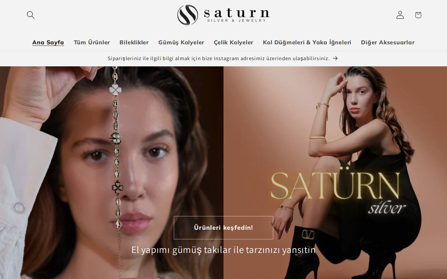 saturn-silver.com homepage screenshot