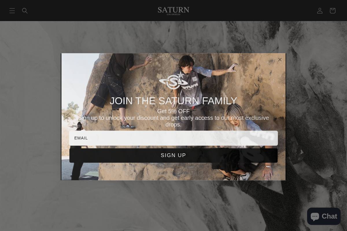 saturnlosangeles.com homepage screenshot