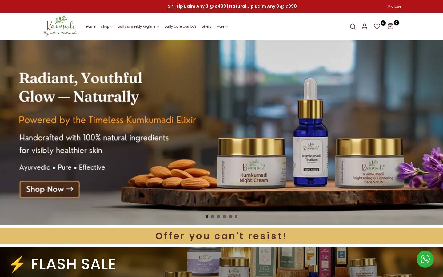 satwanaturals.com homepage screenshot
