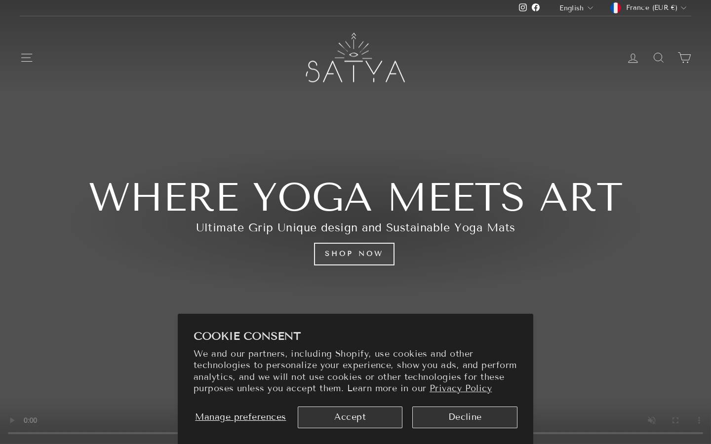 Satyayogamat homepage screenshot